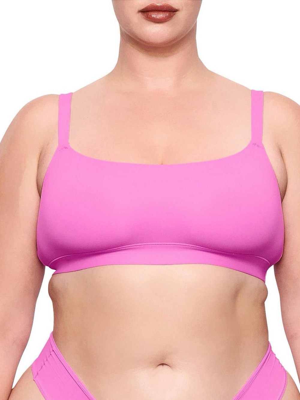 SKIMS FITS EVERYBODY Scoop Bralette Limited Edition Neon Orchid S